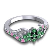 Simple Pave Torana Ring