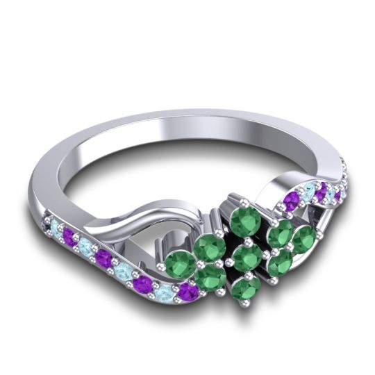 Simple Pave Torana Ring