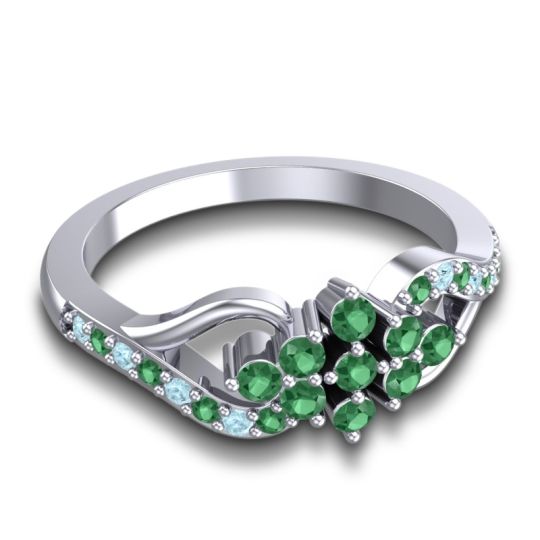 Simple Pave Torana Ring