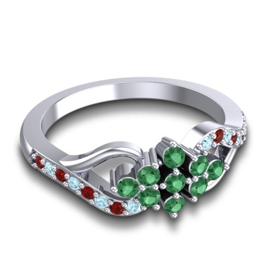 Simple Pave Torana Ring