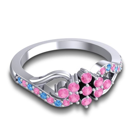 Simple Pave Torana Ring