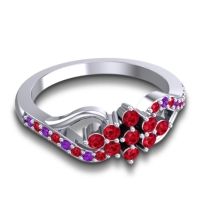 Simple Pave Torana Ring