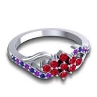 Simple Pave Torana Ring