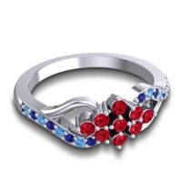 Simple Pave Torana Ring