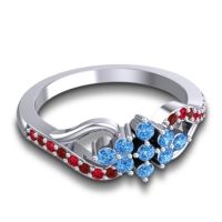 Simple Pave Torana Ring