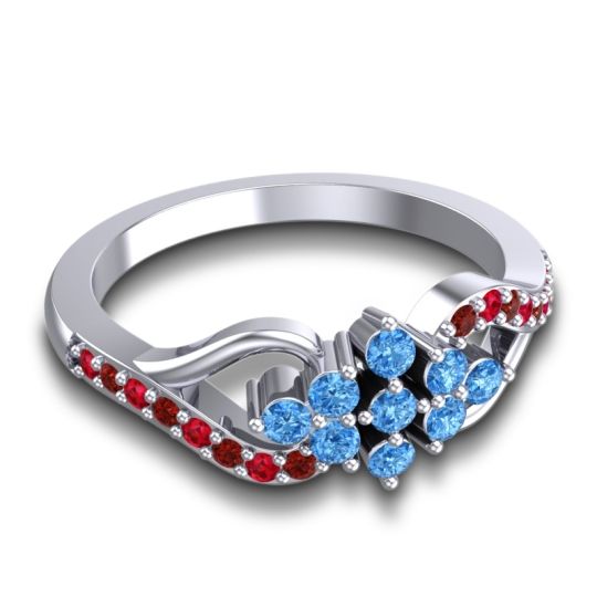 Simple Pave Torana Ring