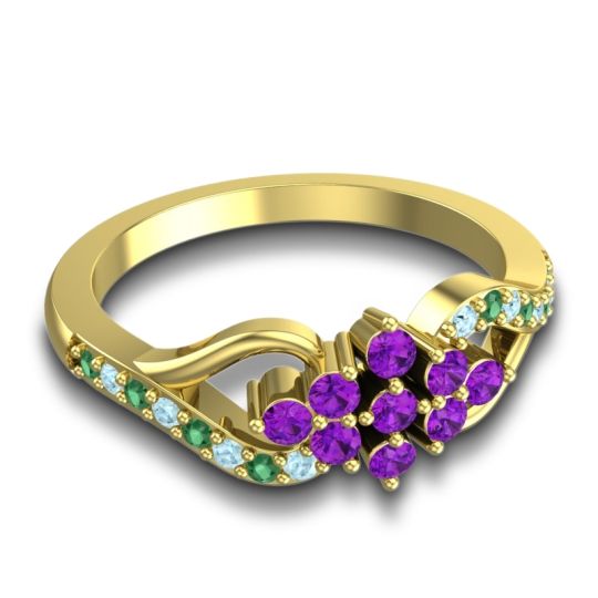 Simple Pave Torana Ring
