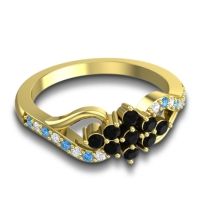 Simple Pave Torana Ring
