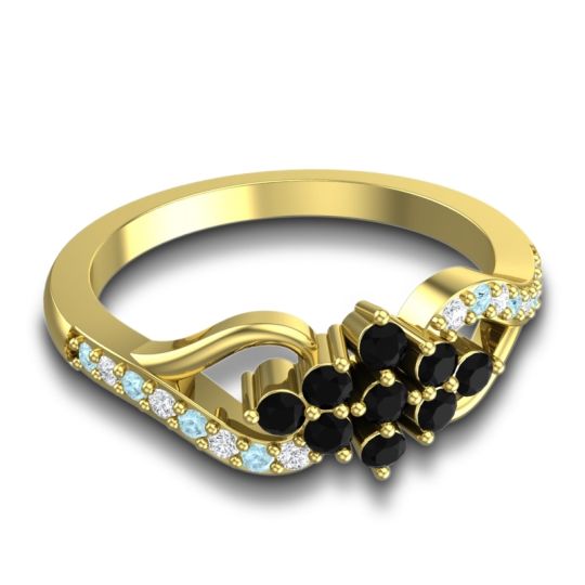 Simple Pave Torana Ring