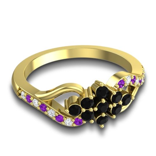 Simple Pave Torana Ring