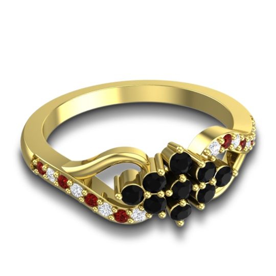 Simple Pave Torana Ring