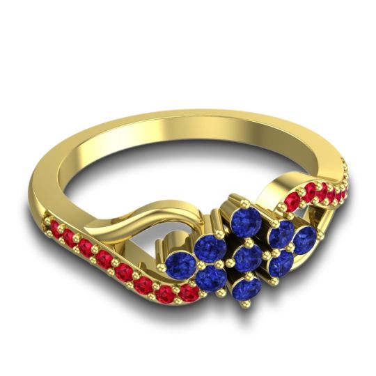 Simple Pave Torana Ring