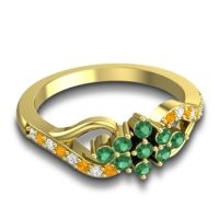 Simple Pave Torana Ring