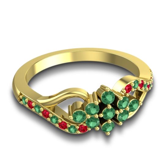 Simple Pave Torana Ring