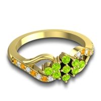 Simple Pave Torana Ring