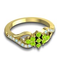 Simple Pave Torana Ring