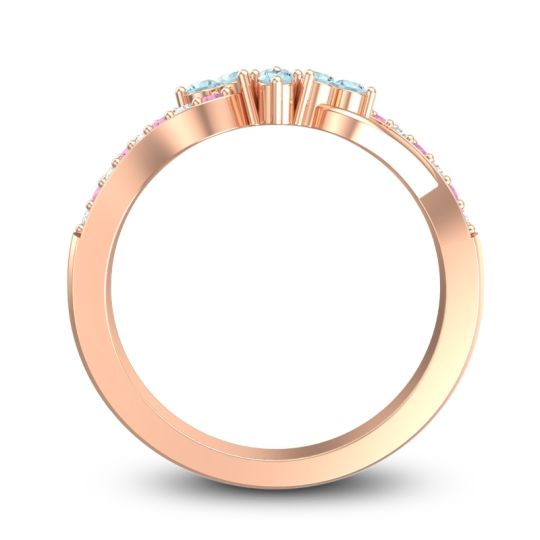 Simple Pave Torana Ring