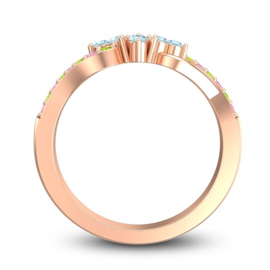 Simple Pave Torana Ring