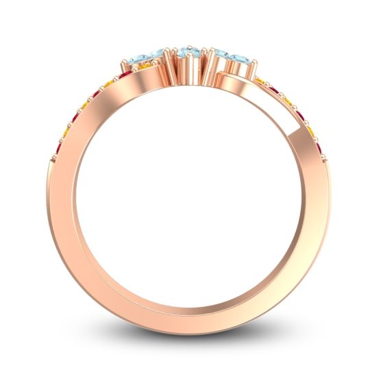 Simple Pave Torana Ring