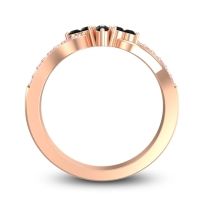 Simple Pave Torana Ring