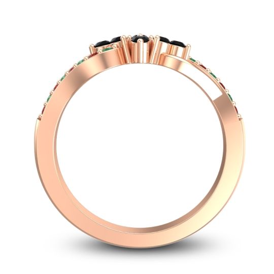 Simple Pave Torana Ring