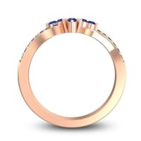 Simple Pave Torana Ring