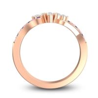 Simple Pave Torana Ring