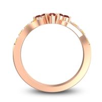 Simple Pave Torana Ring