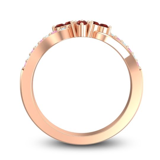 Simple Pave Torana Ring