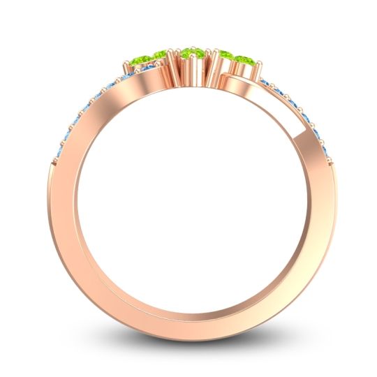 Simple Pave Torana Ring