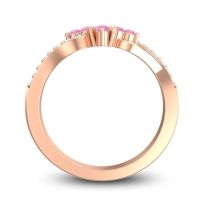 Simple Pave Torana Ring