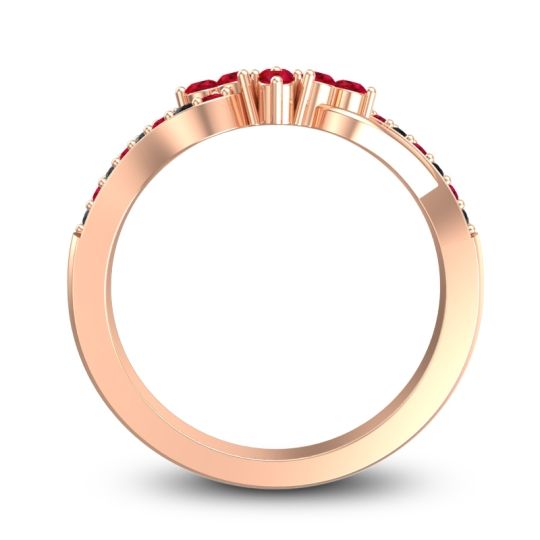 Simple Pave Torana Ring