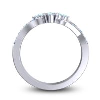 Simple Pave Torana Ring