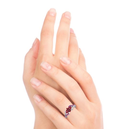 Simple Pave Torana Ring