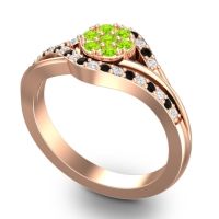 Statement Floral Pave Vitati Ring
