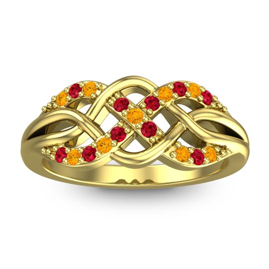 Simple Pave Sautri Ring