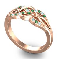 Simple Pave Sautri Ring