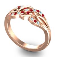 Simple Pave Sautri Ring