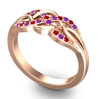 Simple Pave Sautri Ring