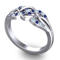 Simple Pave Sautri Ring