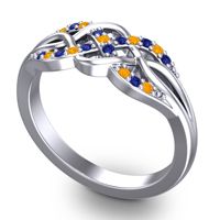 Simple Pave Sautri Ring