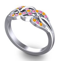 Simple Pave Sautri Ring