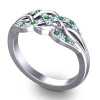 Simple Pave Sautri Ring