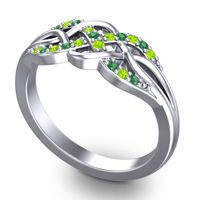 Simple Pave Sautri Ring