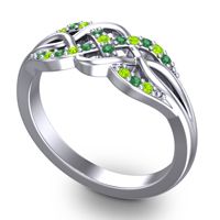 Simple Pave Sautri Ring