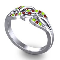 Simple Pave Sautri Ring