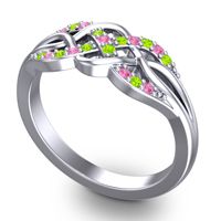 Simple Pave Sautri Ring