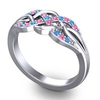 Simple Pave Sautri Ring
