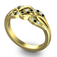 Simple Pave Sautri Ring