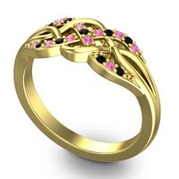 Simple Pave Sautri Ring